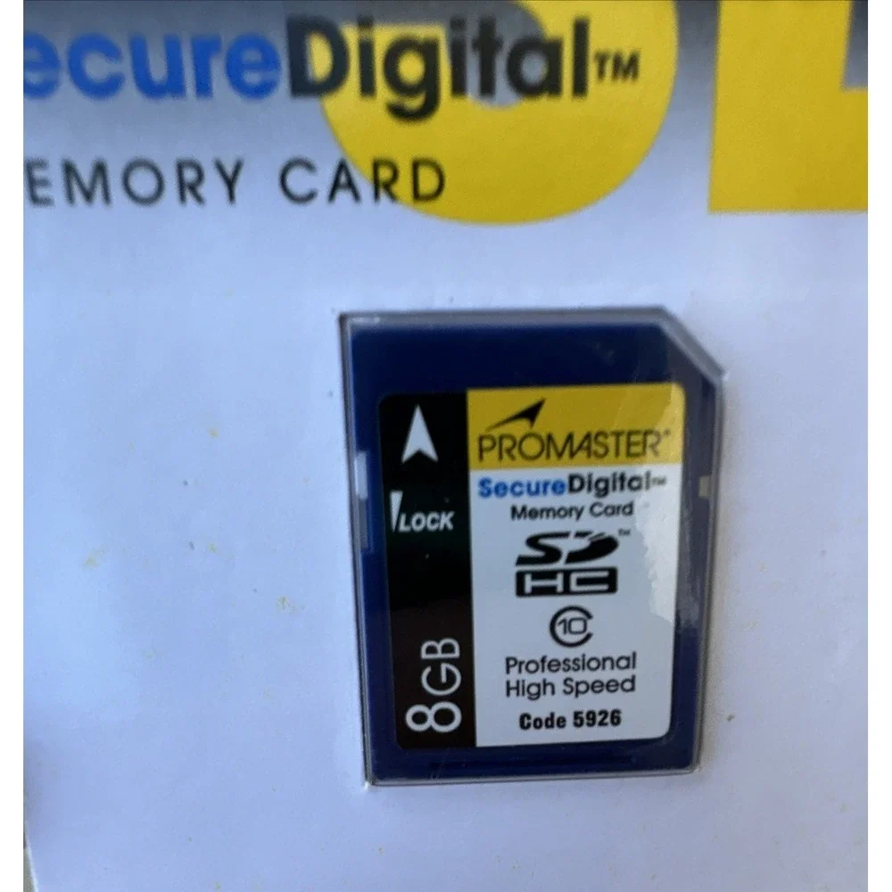 Promaster 8GB Class 10 Performance SD HC Memory Card High Speed